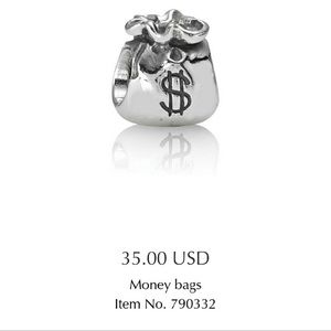 Money bag Pandora charm